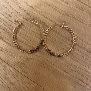 JUICY COUTURE hoop earrings